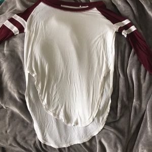 Baseball tee with a tail